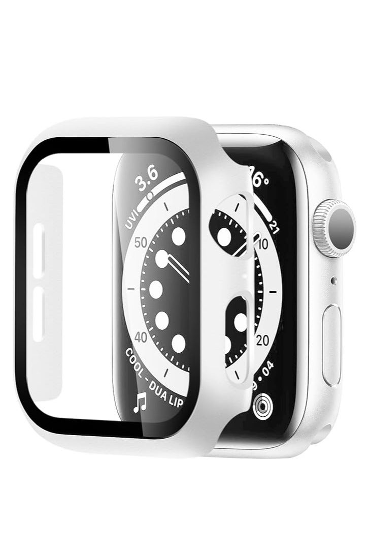 [2024 Newest Style] Ultra Slim PC Hard iWatch Case for Apple Watch Series 10 (46mm, White)
