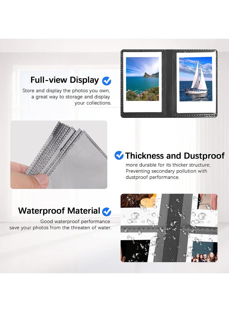 YelaJoy Pieces Of Moment Mini Book Album,432 Pockets Photo Album for Fujifilm Instax Mini Camera,for Fujifilm Instax Mini 11 90 70 9 8+ 8 LiPlay Instant Camera(White) - Image 4