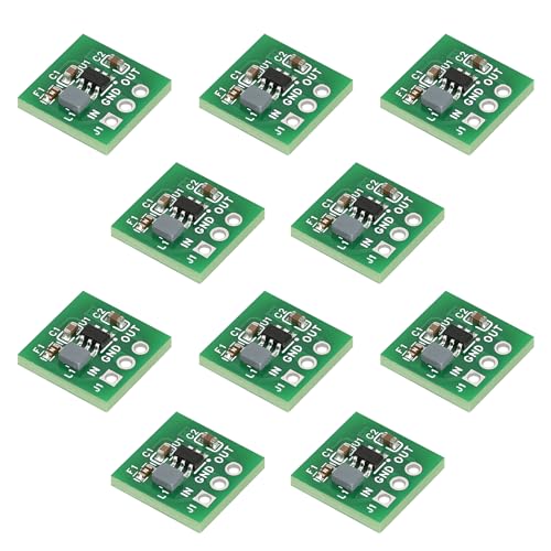 QEBIDUM 10Pack DC-DC Step Up Converter Board Module, 0.9 V 1.5V 1.8V 2.5V 3V 3.3V 3.7V 4.2V to 5V Synchronous Switching Regulator DIY Non-Isolated Voltage Boost Converter for Arduino - Image 1