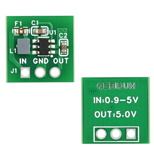 QEBIDUM 10Pack DC-DC Step Up Converter Board Module, 0.9 V 1.5V 1.8V 2.5V 3V 3.3V 3.7V 4.2V to 5V Synchronous Switching Regulator DIY Non-Isolated Voltage Boost Converter for Arduino - Image 3