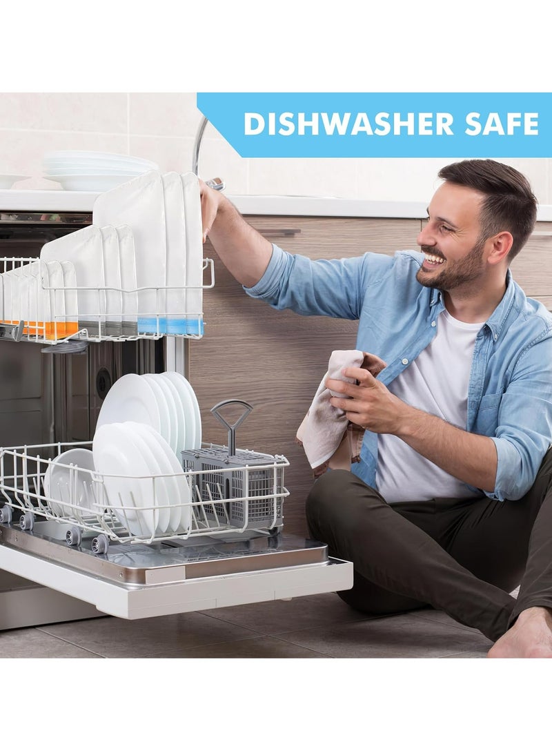 Loquat 10 Pack Reusable Storage Bags Leakproof Freezer Bags for Lunch Marinate Food Travel - Image 2