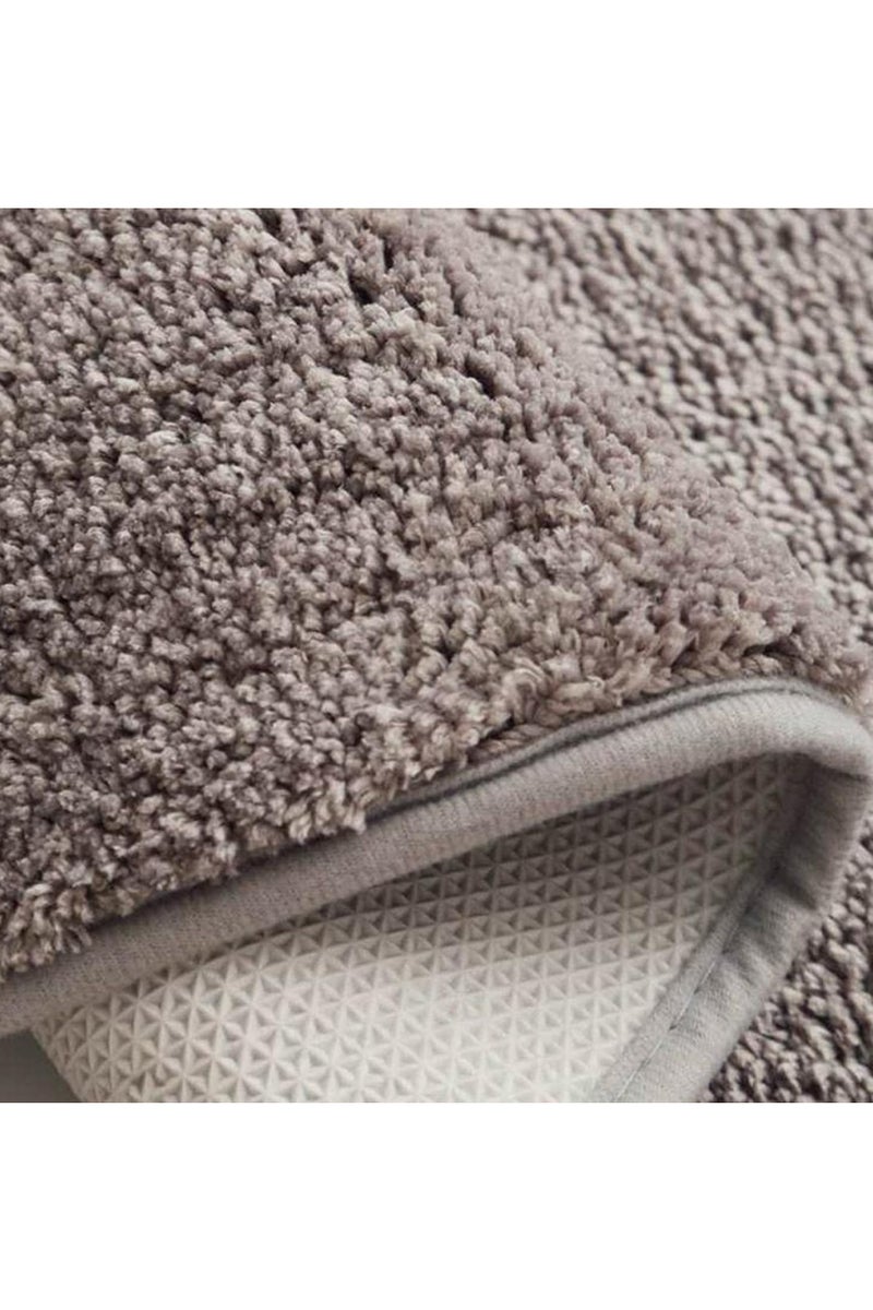 كي واي دي سجادة حمام منحنية سجادة حمام منحنية شكل سجادة, Non -Slip Soft Absorbent Bath Mat for Shower, Toilet, الحمام Floor 45x100cm. - Image 4