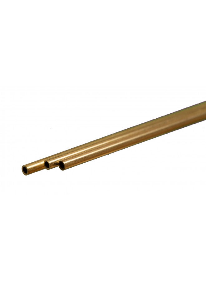 K & S PRECISION METALS 8126 3PK3/32 x 12 BRS RND Tube, Pack of 3, Brass - Image 3