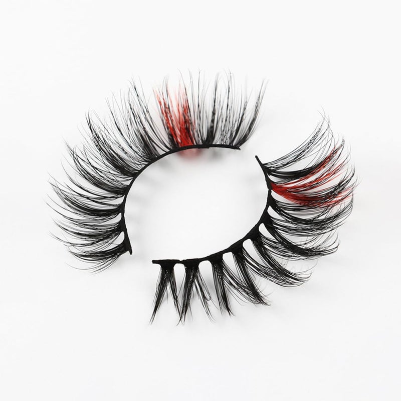 5 Pairs 3d Colorful Fake Eyelashes Natural Dense Eye Lashes for Women Party Makeup Cosmetic Lash Decor - Image 5