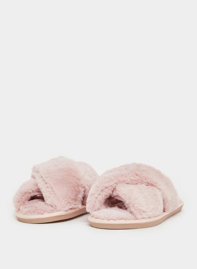 ستايلي نعال غرفة نوم رقيق من Criss Cross Strap  - Image 2
