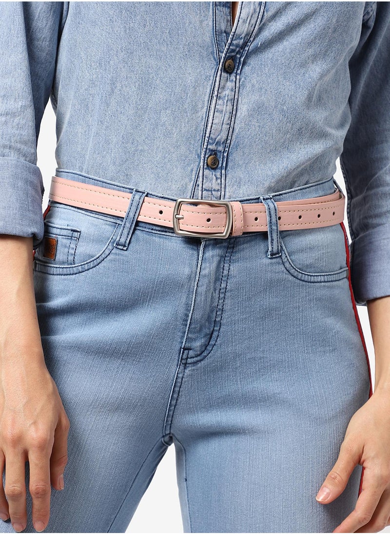 Haute Sauce Pink Solid Waist Belt  - Image 1