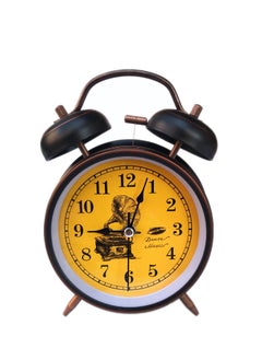 Metal Spray Alarm Clock Night Light Creative Ringing Children's Student Seat Clock