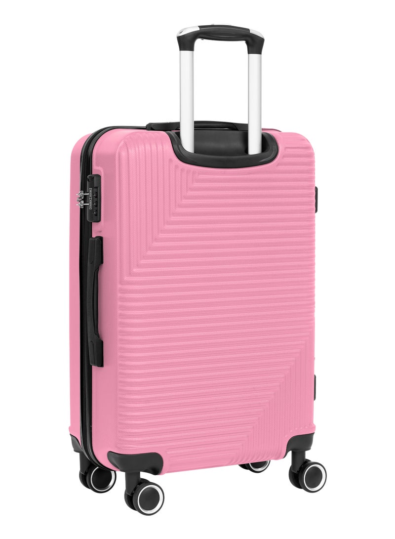 PARAJOHN Large Size Lightweigh ABS Hardside Spinner Luggage Trolley -28 Inch | Carrying 30KG 4-Wheel Hardshell Suitcase-Pink - Image 2