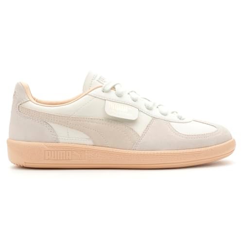 PUMA Women's Palermo Sneakers, Warm White/Alpine Snow/Cashew, 11 - Image 1