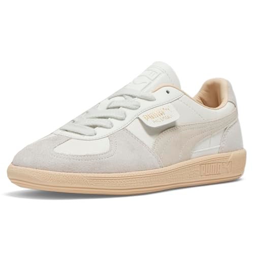 PUMA Women's Palermo Sneakers, Warm White/Alpine Snow/Cashew, 11 - Image 2