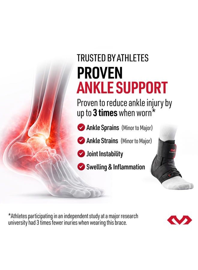 Mcdavid 195R-BK-XL Ankle Support, Ankle Brace with Figure-6 Strap, Fully Adjustable Without Removing Shoe, Fits Left and Right, X Large - Image 2