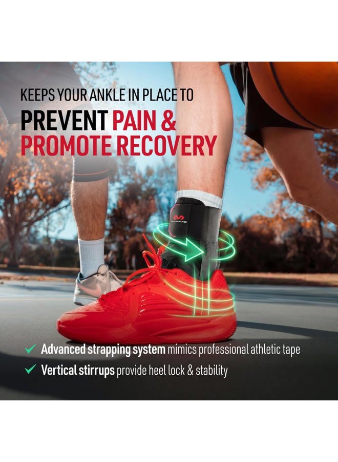 Mcdavid 195R-BK-XL Ankle Support, Ankle Brace with Figure-6 Strap, Fully Adjustable Without Removing Shoe, Fits Left and Right, X Large - Image 3