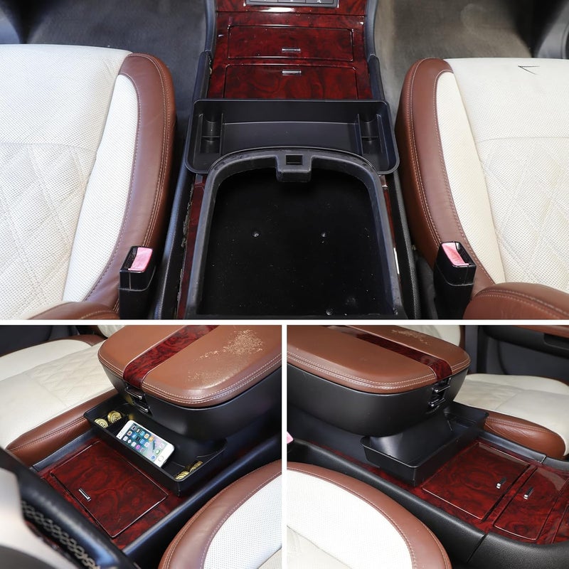 Moittellc Center Console Hanging Storage Box for Cadillac Escalade 2007-2014 - Image 5