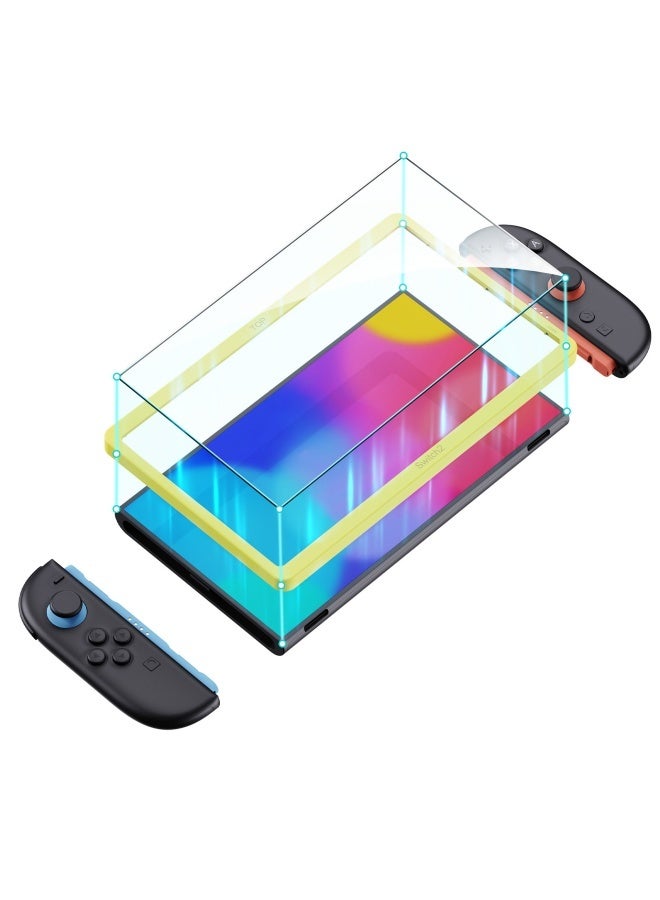 General Switch 2 auxiliary positioning frame + tempered film 2 piece set Switch 2 game console accessories  - Image 2