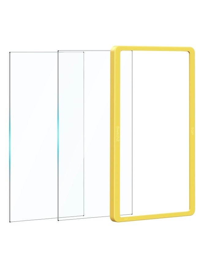 General Switch 2 auxiliary positioning frame + tempered film 2 piece set Switch 2 game console accessories  - Image 1