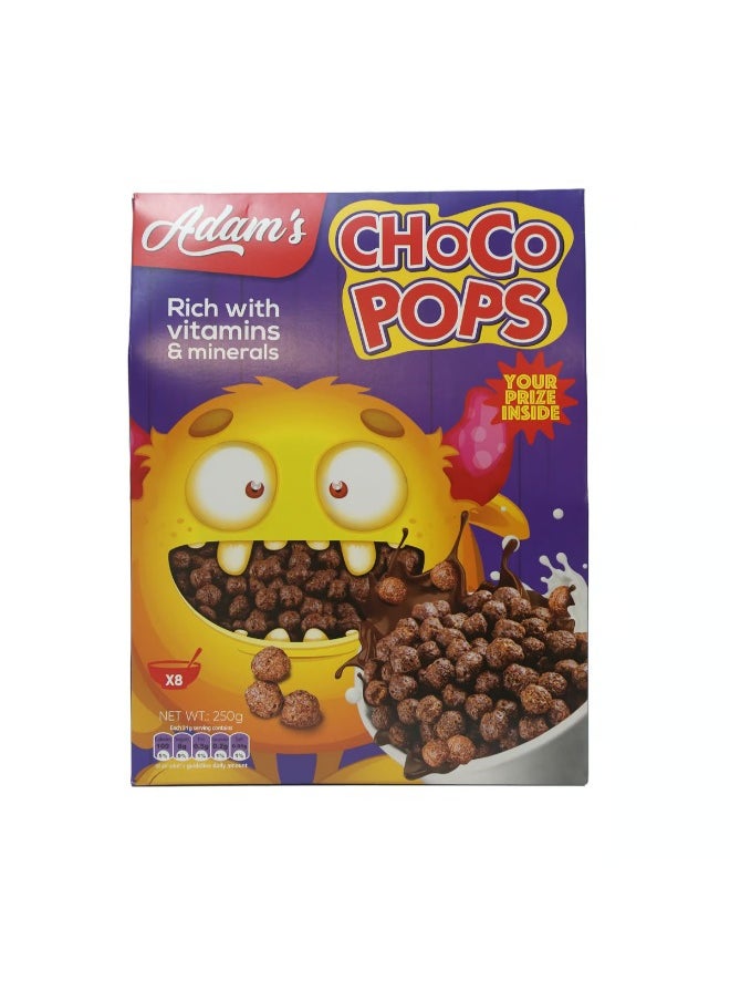 ADAMS Choco Pops Cereal - 250 grams 
