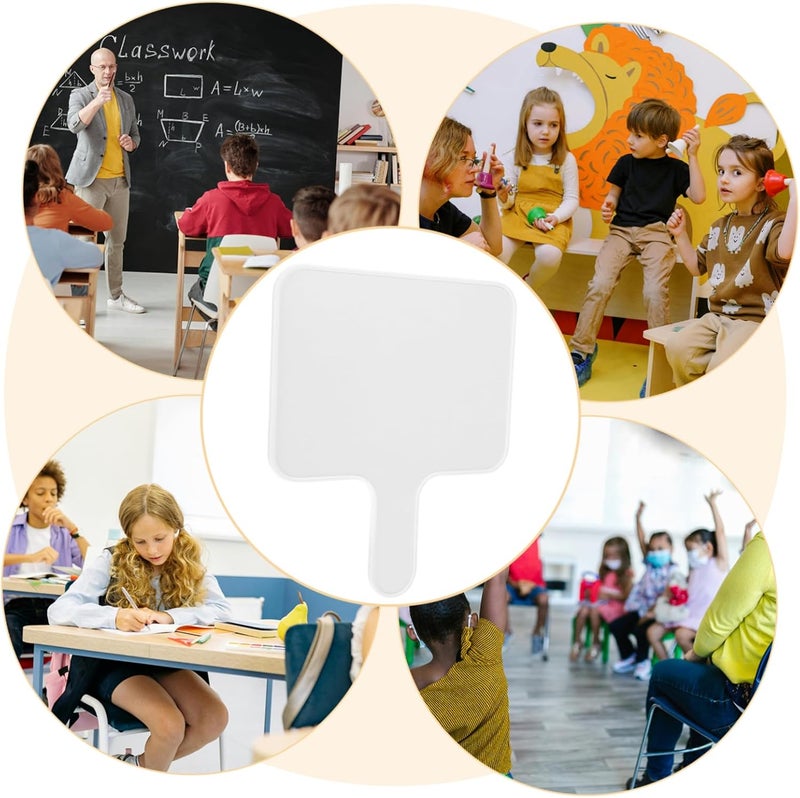 Long term use design jojofuny Handheld Answer Board Dry Erase Paddle Whiteboard Classroom Whiteboards for Students Reusable Answer Paddle Budget friendly premium quality Low dust buildup Market multi-use trusted quality Suburban residential ship Budget friendly trendy design Reliable local delivery service Ready post purchase fulfill Modern color selections Small apartment fit Transparent body One piece build Diverse use resistant crafted quality Cross part assemble fit Regional distribution available Low wear optimized build Globally engineered build Easy clean surface Detachable clean Big & small space compatible All-season available stock Long use oriented quality Shop & home all-space compatible Hanging space save General standard crafted - Image 4