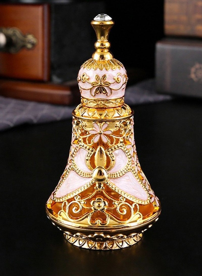 جولي زجاجات عطور معدنية عتيقة وفارغة على الطراز العربي على الطراز العربي زجاجات عطور بالقطارة عتيقة قابلة لإعادة التعبئة زجاجات عطور عطور عطرية حاوية زيت أساسي ， 30 مل - Image 5