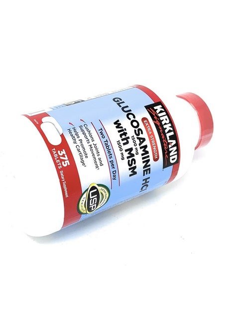 Kirkland Signature Glucosamine with MSM, 375 Tablets (3 Pack)