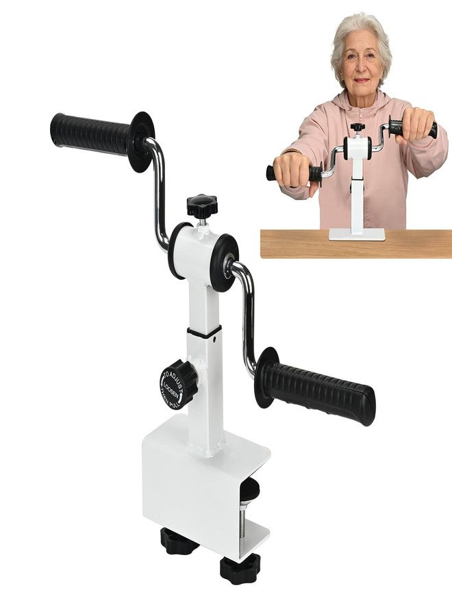 RACOC Arm Bike for Physical Therapy with Anti Slip, Desktop Clamp Design, Adjustable Resistance Exerciser for Arm and Shoulder Workout, Suitable for Tabletops 0.4-1.95 in Thick - Image 1