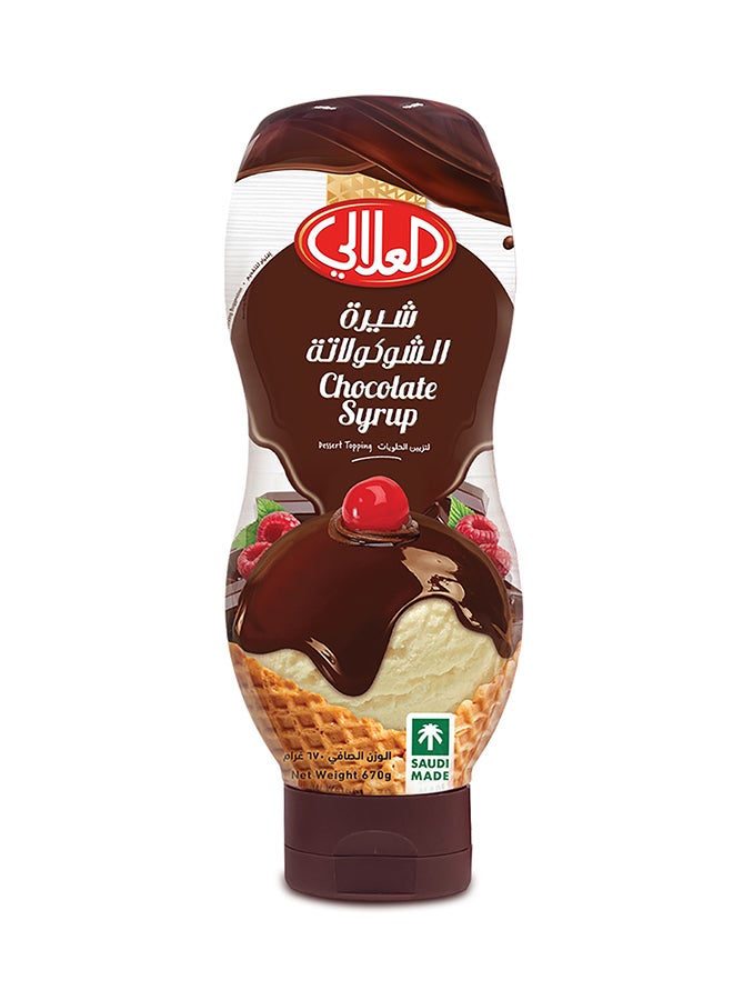 Al Alali Alali Chocolate Syrup Dessert Topping 670G - Image 1