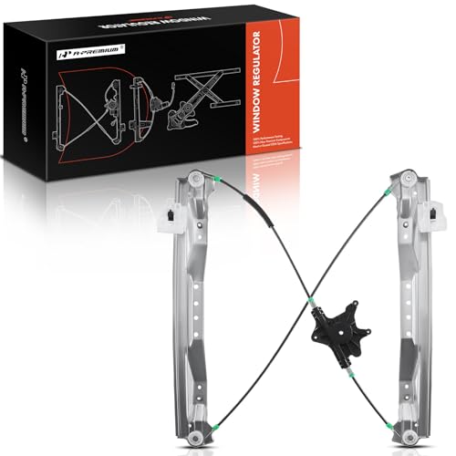 A-Premium Power Electric Window Regulator without Motor Replacement for Town & Country Dodge Grand Caravan Ram C/V Volkswagen Routan 2008-2018 Front Driver Side - Image 1