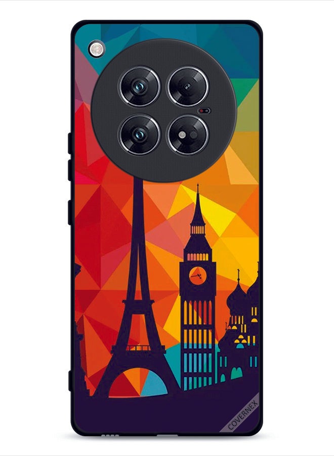 Covernex Infinix Zero 40 Protective Case Cover Colorful Pattern Paris - Image 1