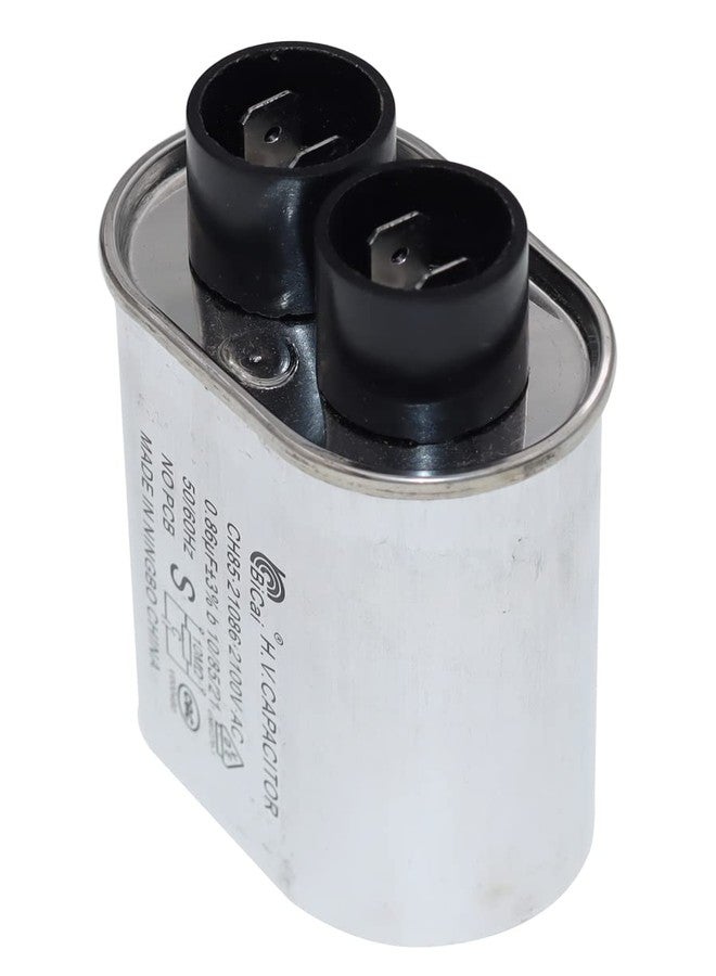 METER STAR مكثف بديل للميكروويف من Meter Star WB27X10240، 2100 فولت، 0.86 ميكروفاراد، متوافق مع 99% من ماركات أفران الميكروويف المنزلية، طرف توصيل قياسي 1/4 بوصة - Image 4