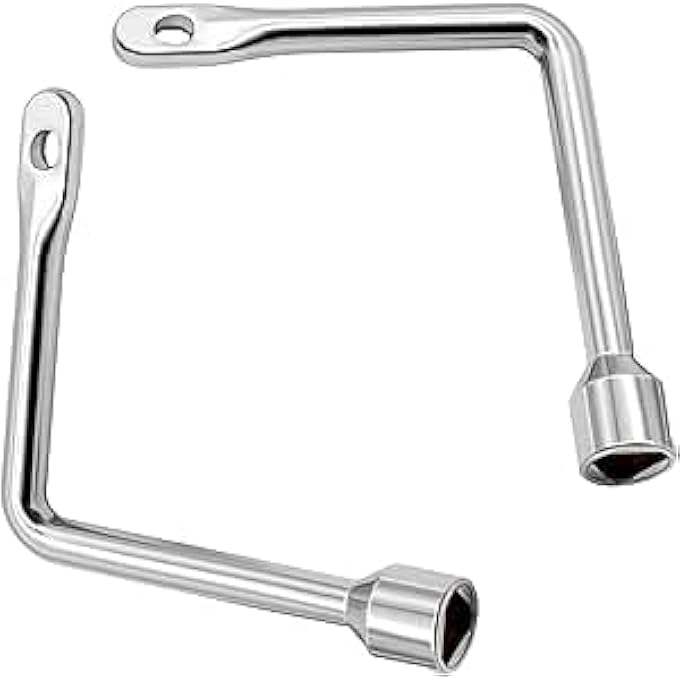 2PCS TRIANGLE KEY, DURABLE ZINC ALLOY L-TYPE BIN KEY FOR GAS METER, ELEVATOR, AND UTILITY ACCESS POINTS - Image 1