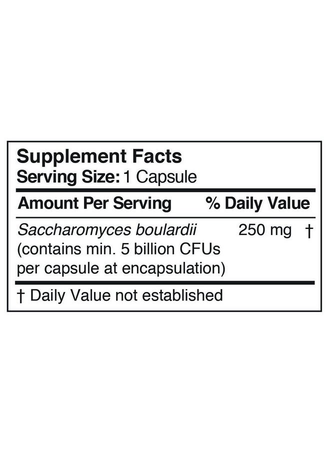 Patient One Saccharomyces Boulardii 60 Acid Resistant Vegetable Capsules  - Image 3