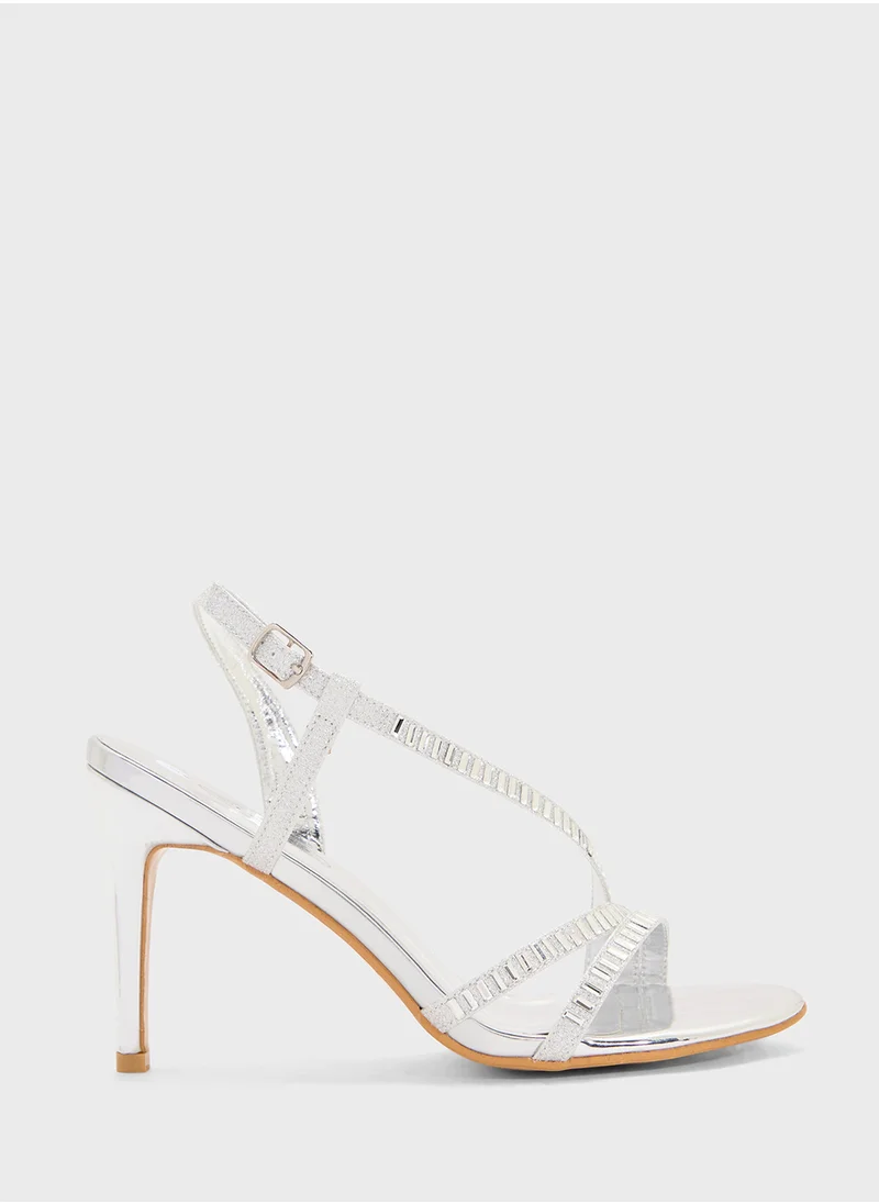 ايلا Embellished Strap Occasion Sandal