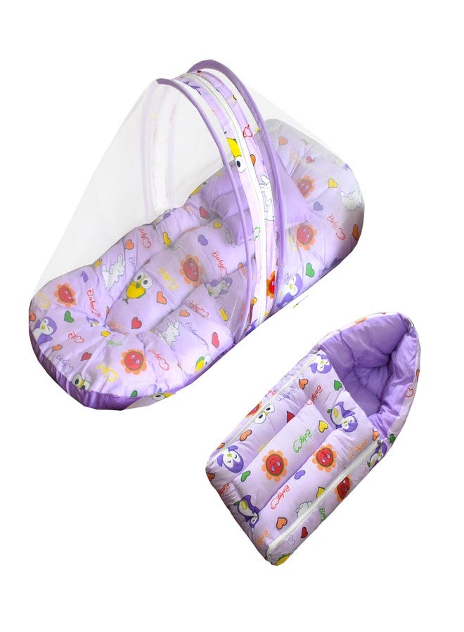 ParentsLap Gem Baby Bedding Set with Pillow and Sleeping Bag Combo (Purple)