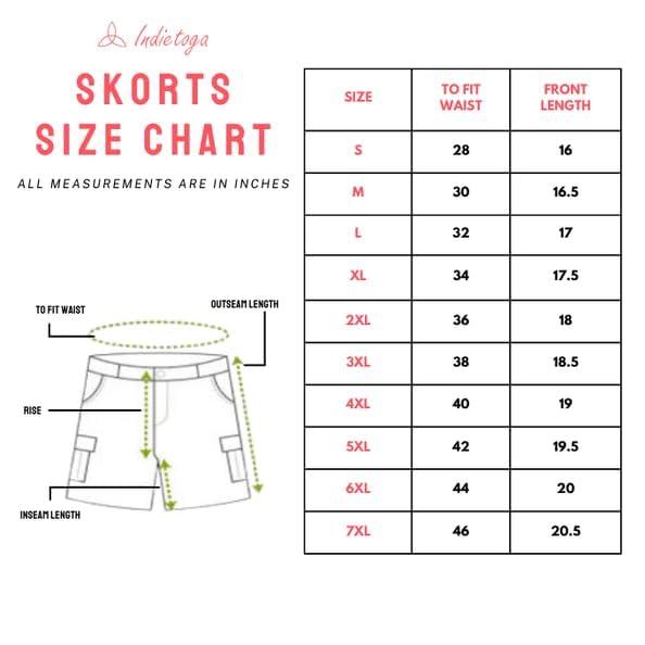 Indietoga Womens’s Plus Size Classic Stretchy Knee Length Cotton Skorts/Shorts (P10001574_Black Solid_3XL) - Image 3