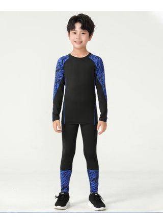 Blue and Black