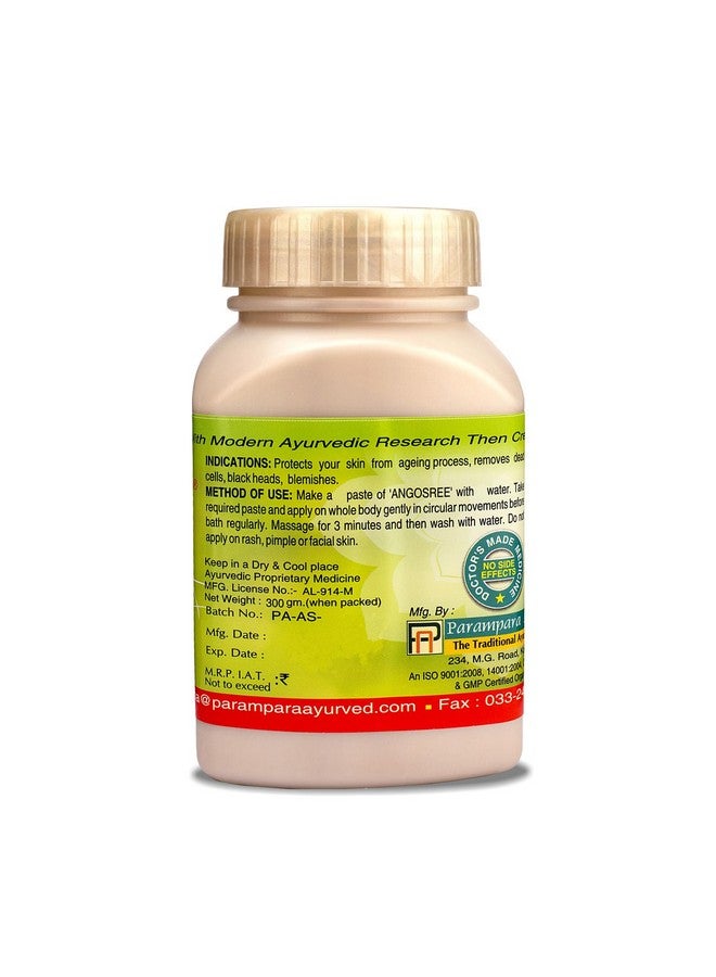 Parampara Ayurved Angosree Exfoliating Body Scrubber Dust | 300g - Image 2