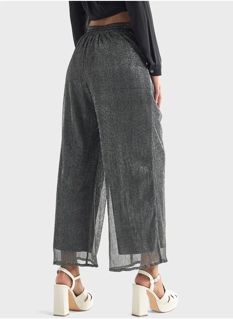 فاف Wide Sleeve Mesh Pants