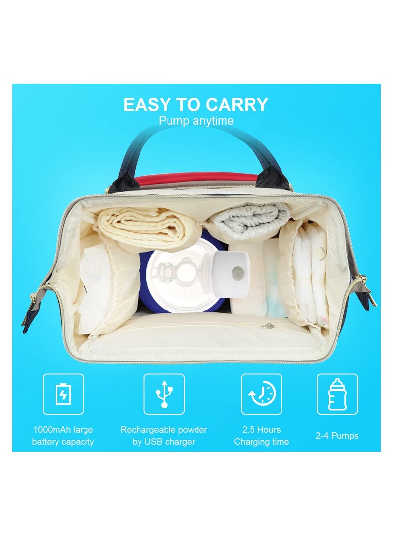 Wearable Breast Pump, S12 Hands Free Breast Pump, LCD Display, Low Noise  Painless, 2 Modes  9 Levels Electric Breast Pump Portable, 24mm Flange - Image 5