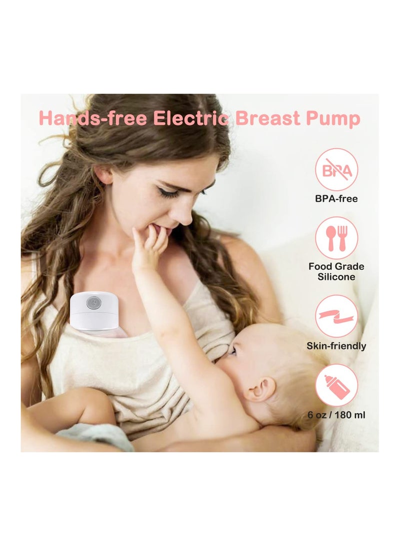 Wearable Breast Pump, S12 Hands Free Breast Pump, LCD Display, Low Noise  Painless, 2 Modes  9 Levels Electric Breast Pump Portable, 24mm Flange - Image 3