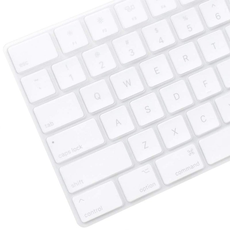 ProElife Keyboard Cover Skin for 2018 2017 Apple iMac Magic Keyboard with Numeric Keypad MQ052LL/A A1843 (Item Folded in Package) Ultra Thin Silicone Full Size Keyboard Protector, Transparent Clear - Image 5