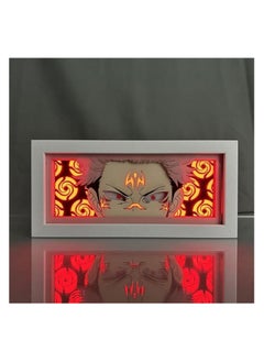 Black Anime LED Light Box, Anime Lamp, Table Lamp for Anime Enthusiasts, RGB Multi Color Light, Night Light for Room Decor, Unique Anime Desk Decor  - Image 2