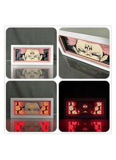 Black Anime LED Light Box, Anime Lamp, Table Lamp for Anime Enthusiasts, RGB Multi Color Light, Night Light for Room Decor, Unique Anime Desk Decor  - Image 3