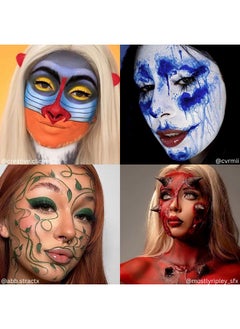 mehron Mehron Makeup Paradise Makeup AQ 8 Color Basic Palette | Magnetic Refillable Body Paint & Face Paint Palette | Professional Water Activated Makeup for Costumes, SFX, Halloween, & Cosplay  - Image 2