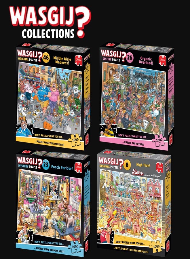 Wasgij Original 46, Middle Aisle Madness - Unique 1000 Piece Jigsaw Puzzle for Adults - Colourful, Puzzling, Challenging & Brainteasing Adult Jigsaws - 100% Recycled Cardboard 1000Pc Puzzles - Jumbo - Image 4