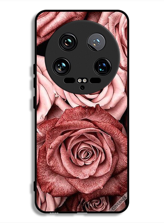 Covernex Xiaomi 14 Ultra Protective Case Cover Peach Flowers - Image 1