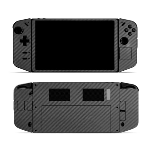 IFEEHE Carbon Pattern Stickers Cover Case Full Protective Skin Decal for Legion GO Gaming Protector Accessories (Black) - Image 2