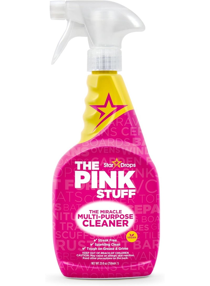 THE PINK STUFF Stardrops The Pink Stuff Miracle Multi-Purpose Cleaner – Removes Grease, Grime, and Stains on Kitchens, Bathrooms, Floors, and More, 25 fl Oz - Image 1