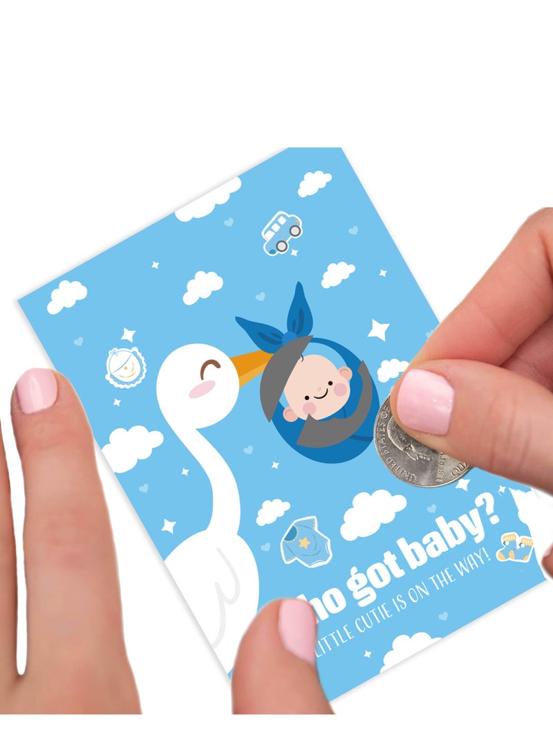 XIYU بطاقات سحب ألعاب كشف جنس الطفل، بطاقة سحب ممتعة، لكشف جنس حفاضات السحب للأولاد والبنات، بطاقات سحب لطيفة لألعاب الأطفال - Image 3