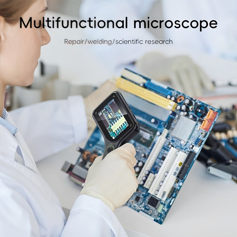 Handheld Digital Microscope: 500X HD Magnification With 3-Inch IPS Screen - Auto Focus Lens For Instant Clear Images - Portable Microscope For Electronics Repair, Coin Inspection, Jewelry Appraisal - Image 3