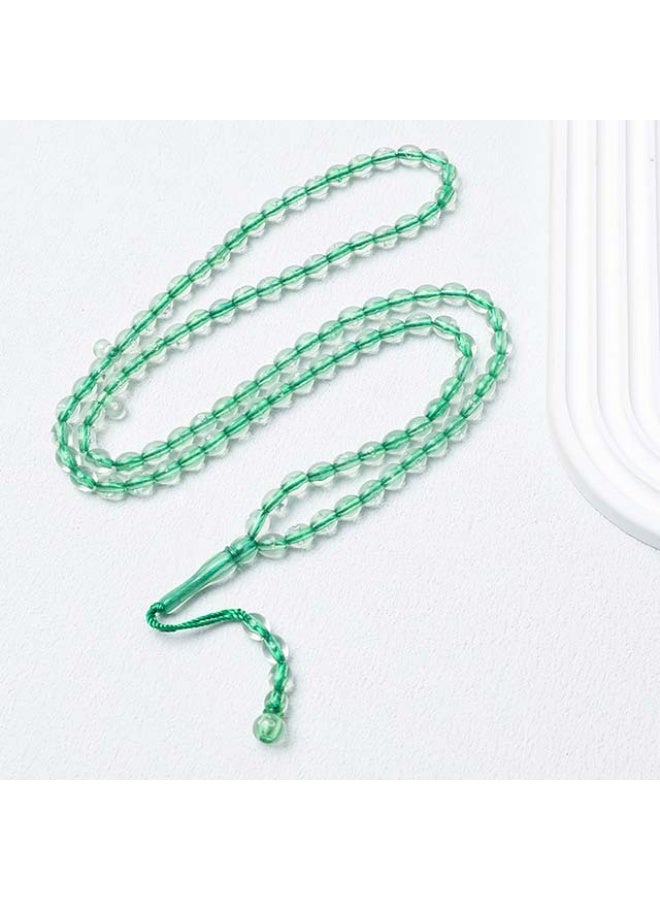 NIBEMINENT 99 Muslim Prayer Beads Green/8mm