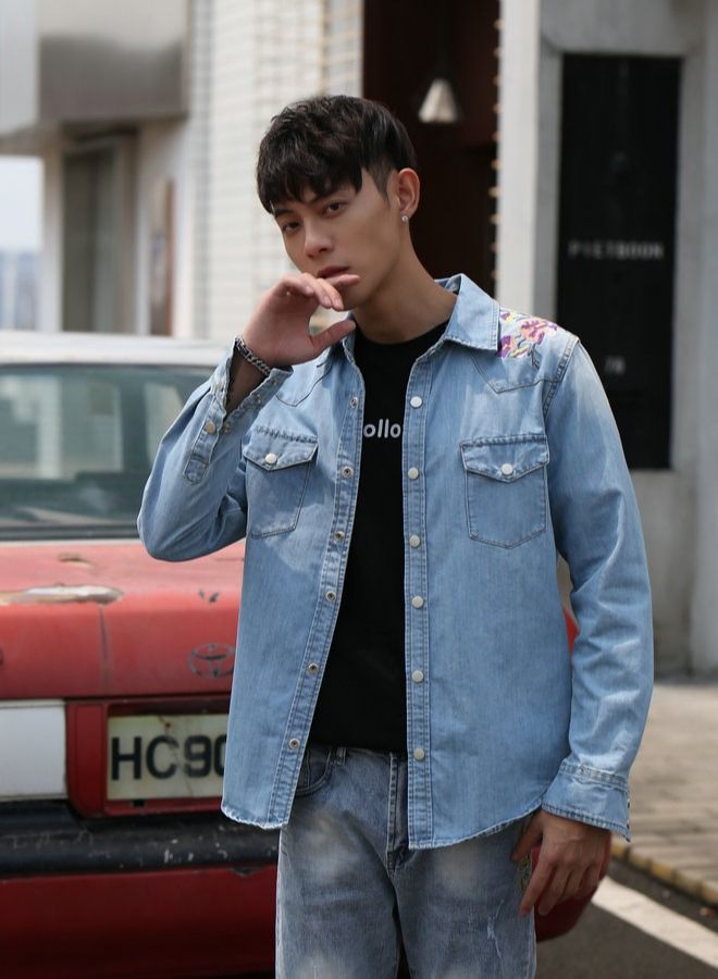 Nomadic Noble 2022 New Embroidered Denim Jacket  - Image 3